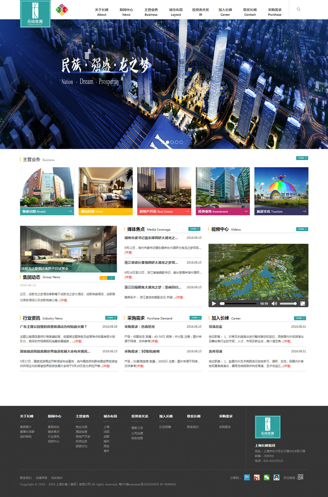 上海長峰房地產(chǎn)開發(fā)有限公司-萬戶網(wǎng)絡(luò)設(shè)計制作網(wǎng)站